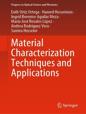 cover image of Material Characterization Techniques and Applications